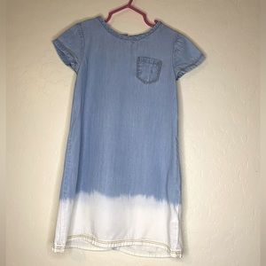 Aritisan NY Girls Soft denim ombre dress